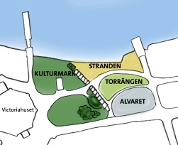 Karta över området Öland & Gotland.