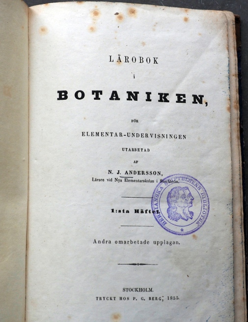 Lärobok i botaniken, N. J. Andersson