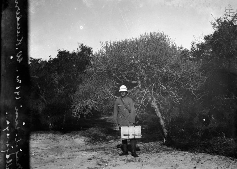 Botanisten Karl Afzelius på insamlingsresan till Madagaskar 1913