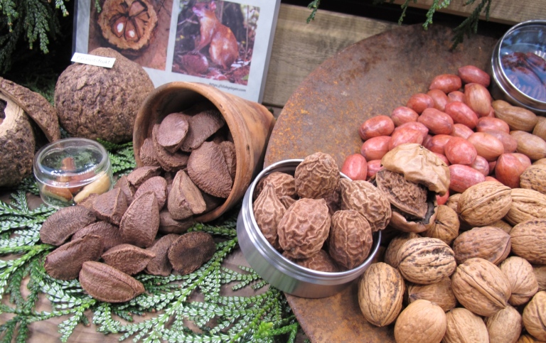 Julens nötter upplagda